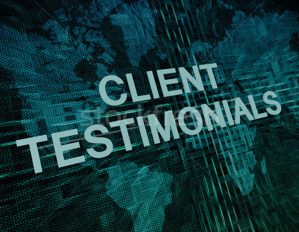 Client Testimonials Stock photo © Mazirama