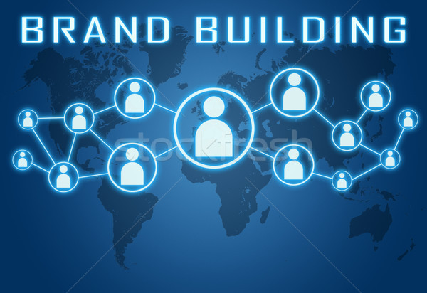 Brand Building Stock photo © Mazirama