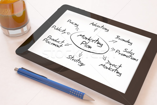 Marketing Plan Stock photo © Mazirama