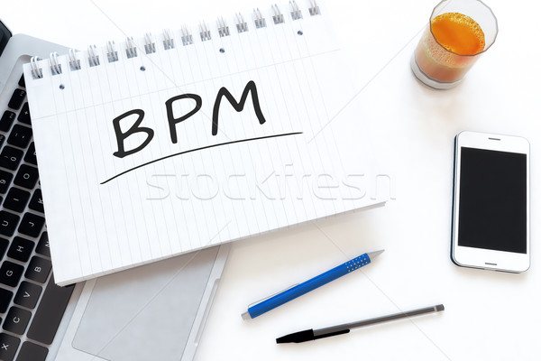 Business processo gestione bpm manoscritto testo Foto d'archivio © Mazirama
