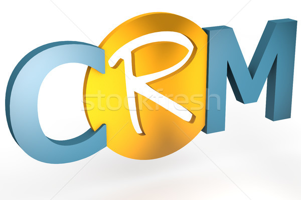 Cliente relação gestão acrônimo crm isolado Foto stock © Mazirama