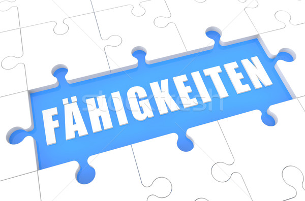 Faehigkeiten Stock photo © Mazirama