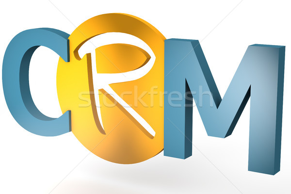 Cliente relação gestão acrônimo crm isolado Foto stock © Mazirama