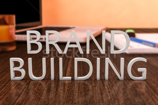 Brand Building Stock photo © Mazirama