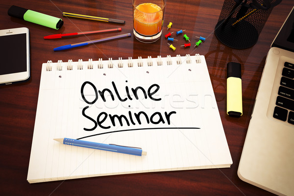 Online Seminar Stock photo © Mazirama