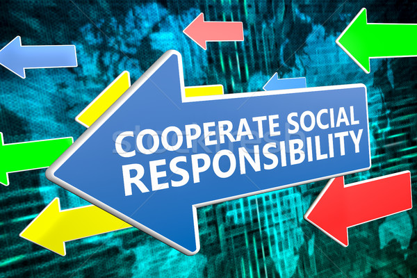 Cooperate Social Responsibilty Stock photo © Mazirama