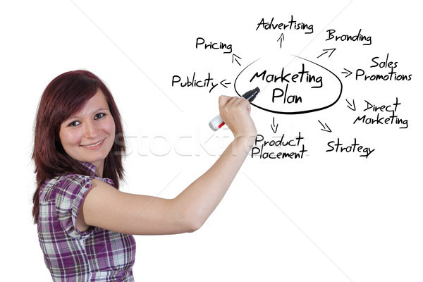 marketing plan Stock photo © Mazirama