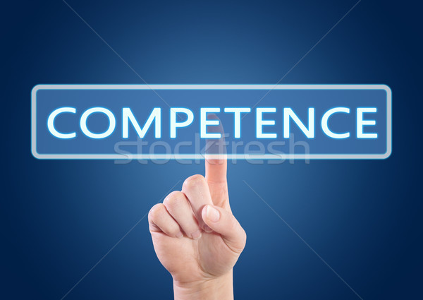 Competence text concept Stock photo © Mazirama