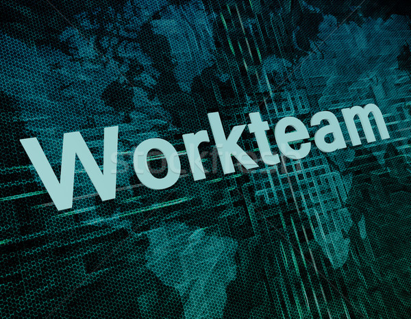 Workteam Stock photo © Mazirama