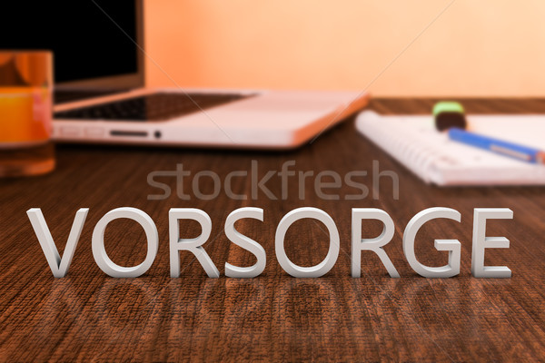 Vorsorge Stock photo © Mazirama