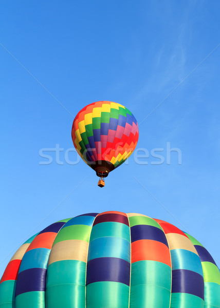 Foto stock: Caliente · aire · globos · cielo · azul · cielo · deporte