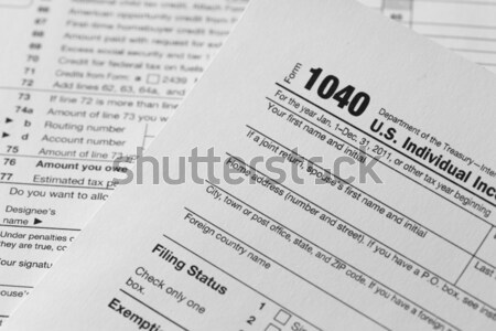 tax forms Stock photo © mblach