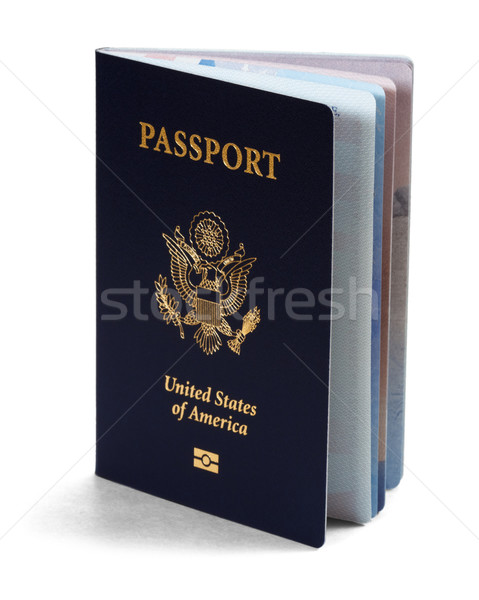 Stock photo: us passport