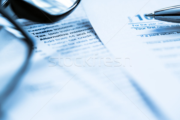 Tax forms Stock photo © mblach