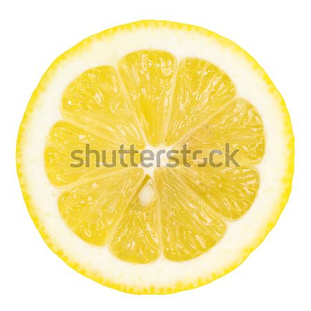 Stock photo: lemon slice