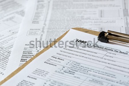 tax form Stock photo © mblach