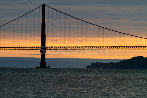 Golden Gate Bridge San Francisco Californie paysage mer bleu [[stock_photo]] © mblach