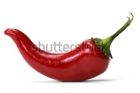 Rojo chile blanco color pimienta Foto stock © mblach