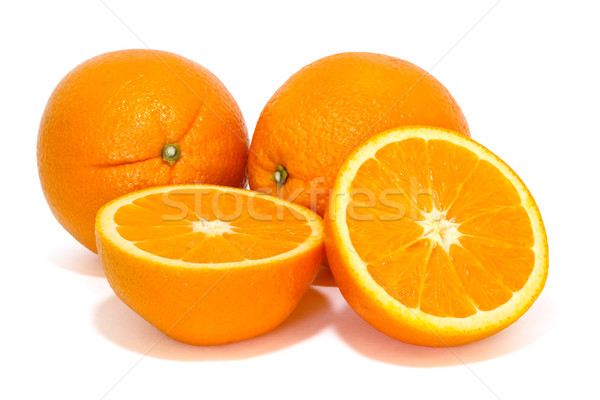 Oranje witte achtergrond kleur tropische Stockfoto © mblach