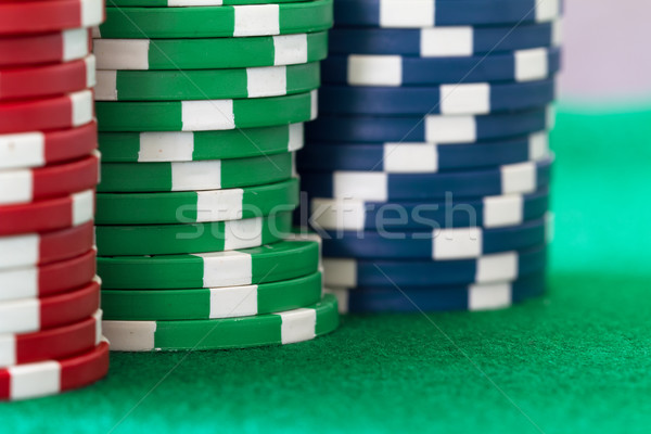 Tabeli tle zabawy czerwony poker Zdjęcia stock © mblach