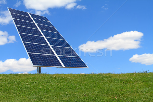 Ciel bleu soleil technologie vert bleu [[stock_photo]] © mblach