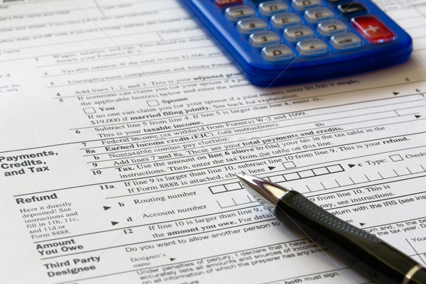 tax form Stock photo © mblach