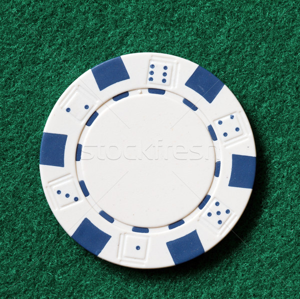 Witte poker chip tabel leuk Stockfoto © mblach