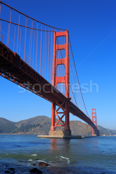 Golden Gate Bridge San Francisco ciel océan Voyage câble [[stock_photo]] © mblach