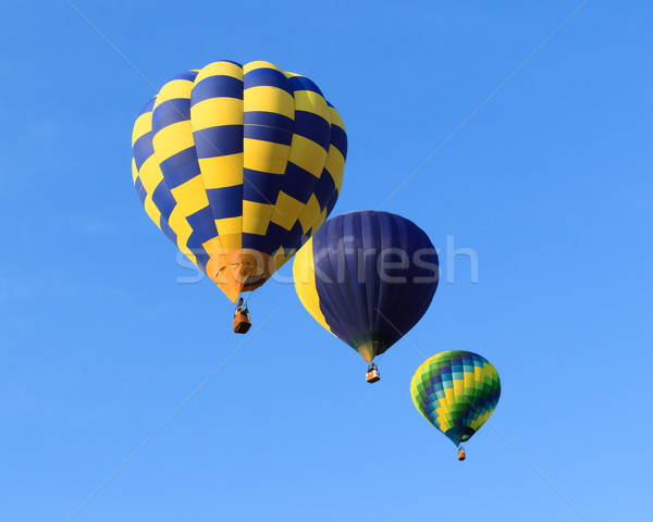 Foto stock: Caliente · aire · globos · cielo · azul · cielo · deporte