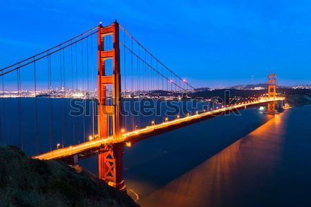 Stock photo: golden gate