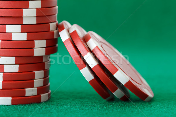 Table fond amusement rouge poker [[stock_photo]] © mblach