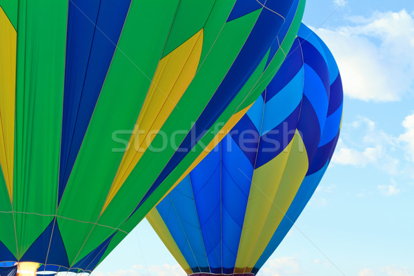 Caliente aire globos colorido cielo deporte Foto stock © mblach