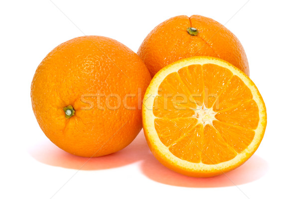 Oranje witte achtergrond kleur tropische Stockfoto © mblach