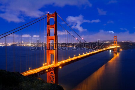 Golden gate Golden Gate Bridge San Francisco art océan pont [[stock_photo]] © mblach