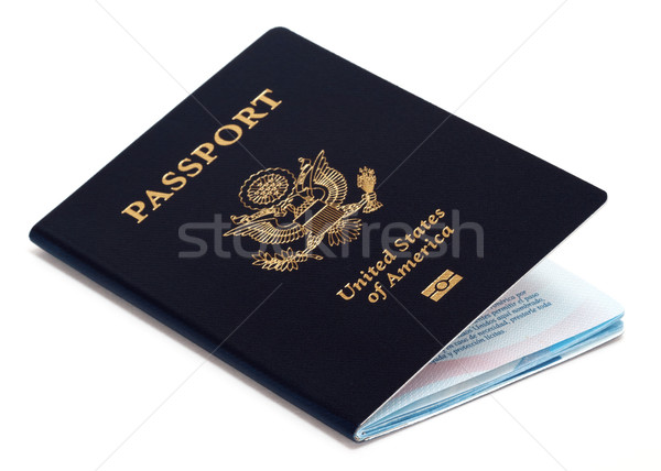 Zdjęcia stock: Paszport · biały · działalności · bezpieczeństwa · podróży · wolności