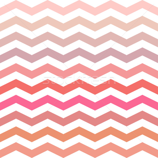 Chevron Zigzag seamless pattern. Vector pink and white colors pattern. Seamless texture for girly de Stock photo © mcherevan
