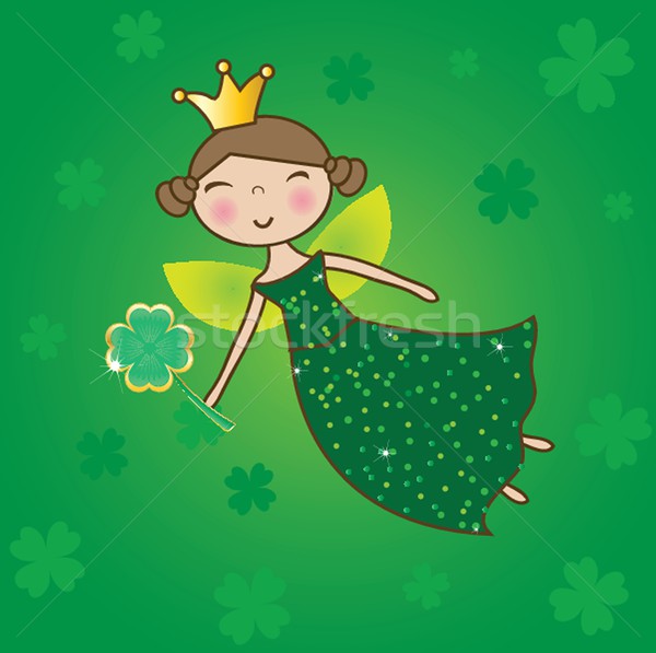 Illustration of a beautiful   fairy Stock photo © mcherevan