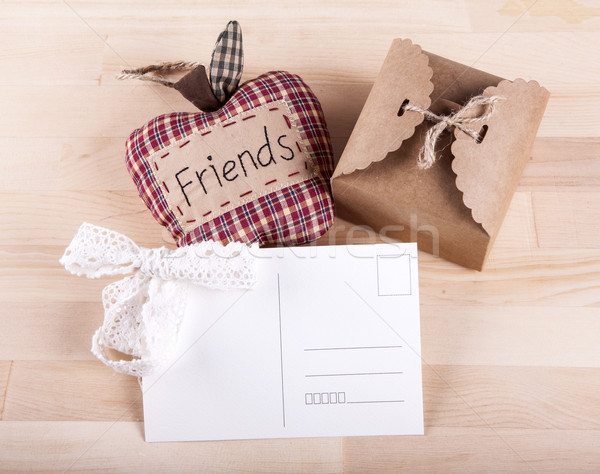 Beautiful composition with invitation cards,  friendship. Stock photo © mcherevan