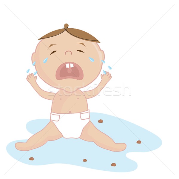 Crying baby Stock photo © mcherevan