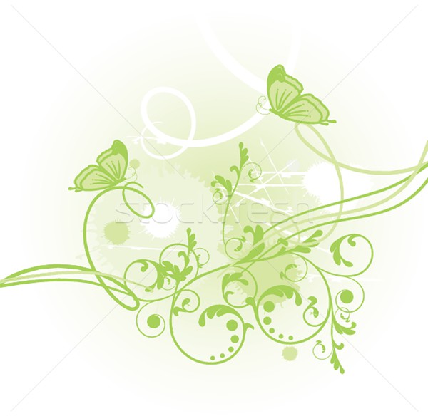 Kwiatowy karty motyle piękna tekstury wiosną Zdjęcia stock © mcherevan