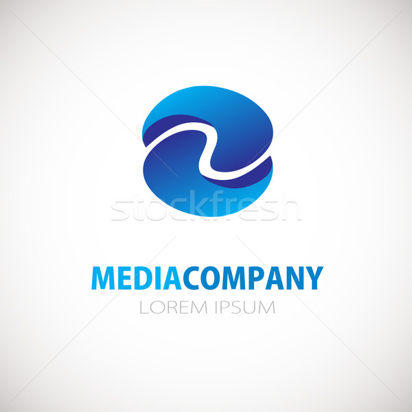 Abstract square logo icon Stock photo © mcherevan
