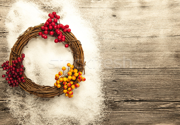 Stockfoto: Goud · christmas · star · houten