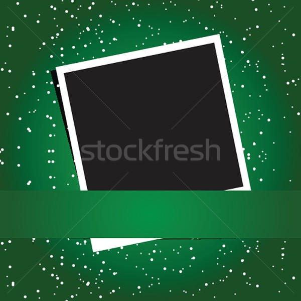 Polaroid бумаги фон черный ретро фото Сток-фото © mcherevan