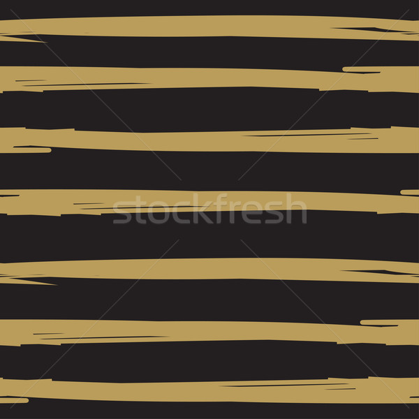 Hand drawn ink textured seamless striped background.  Stock photo © mcherevan