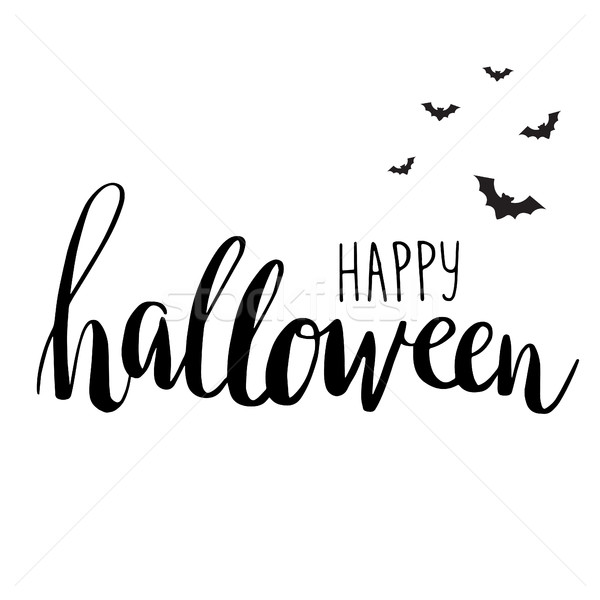 Happy halloween card Stock photo © mcherevan