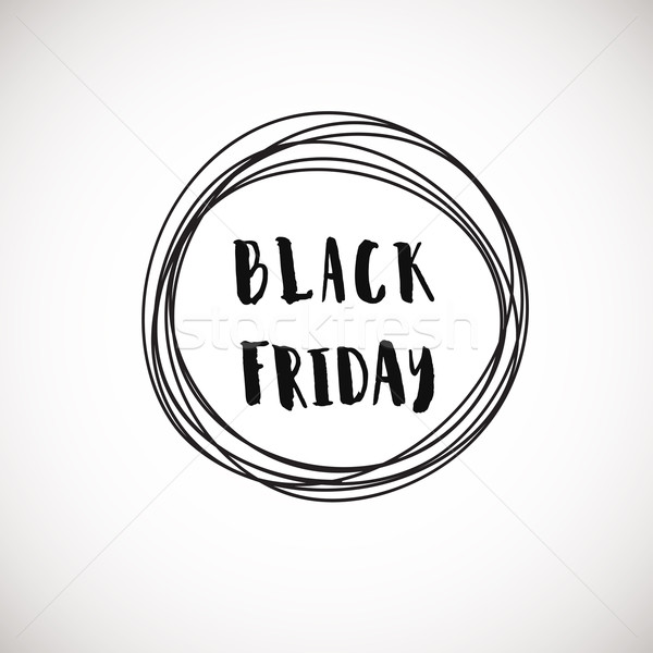 Black friday grunge estilo nosso pintado Foto stock © mcherevan