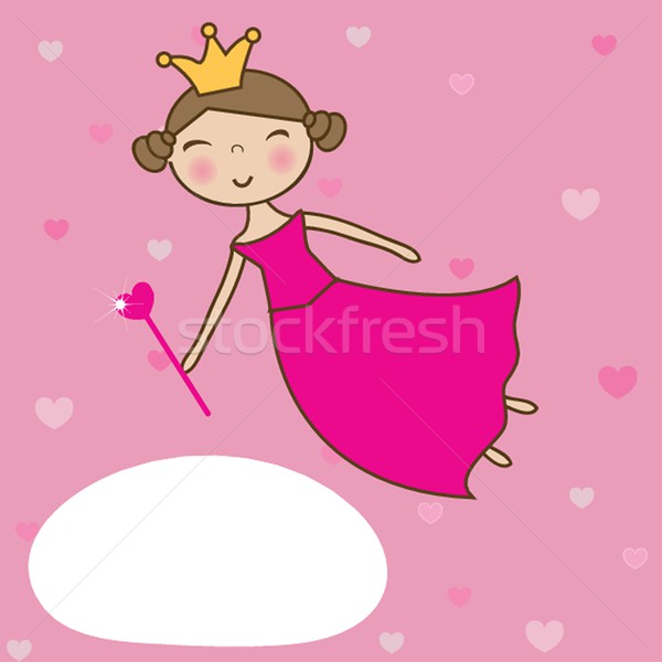 Illustration of a beautiful   fairy Stock photo © mcherevan