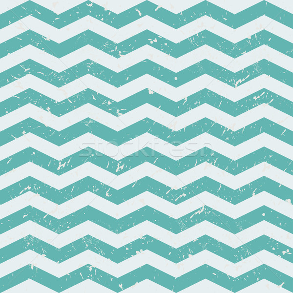 Seamless Chevron Patterns  Grey and blue vector background Stock photo © mcherevan