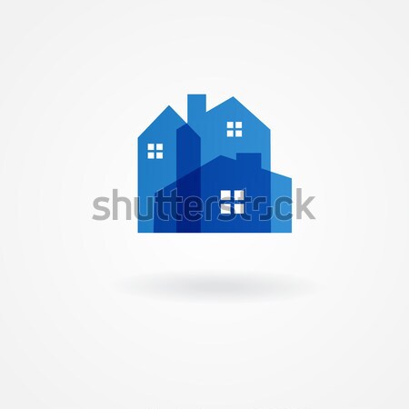Foto d'archivio: Immobiliari · società · vettore · logo · design · modello