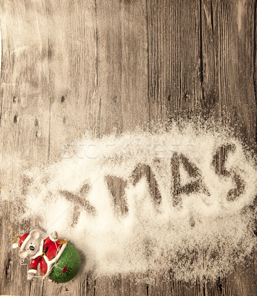 Navidad Navidad juguetes nieve Foto stock © mcherevan